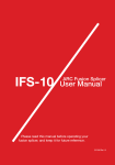 IFS-10 User Manual - INNO Instrument America Inc