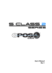 User Manual S Class 2