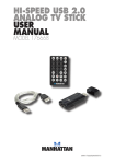 HI-SPEED USB 2.0 ANALOG TV STICK USER MANUAL