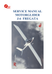 SERVICE MANUAL MOTORGLIDER J-6 FREGATA
