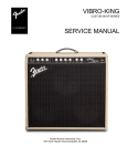 VIBRO-KING SERVICE MANUAL - Studio Sound Electronics