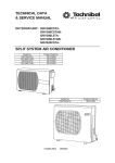 TECHNICAL DATA & SERVICE MANUAL SPLIT - Termo