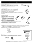 TSP (Cam-Over Wrench) Operating Instructions