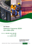 Fastrack Supreme IESM-IO+USB+GPS User Guide - Comm-Co