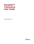 RocketIO™ Transceiver User Guide