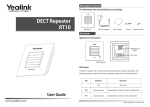 Yealink DECT Repeater RT10 User Guide-1
