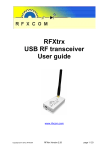 RFXtrx User Guide