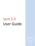 Spot5 User Guide - Spot Subtitling Software