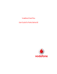 Vodafone Email Vodafone Email Plus User Guide User Guide for