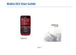 Nokia E63 User Guide