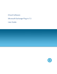 Microsoft Exchange Plug-In User Guide