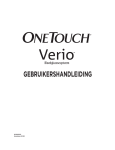 OneTouch® Verio™ User Guide Netherlands