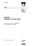 CASTOR Installation and User Guide