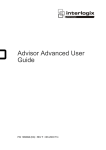 Advisor Advanced User Guide