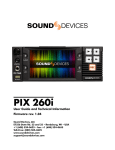 PIX 260i - User Guide and Technical Information