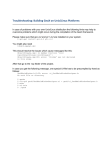 Troubleshooting: Building GeoX on Unix/Linux Platforms