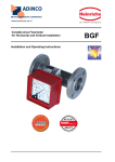 Variable-Area Flowmeter for Horizontal and Vertical