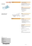 Operating instructions OSRAM OUTDOOR sensor