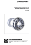 Power Transmission Installation and Operating Instructions for