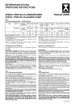 BETRIEBSANLEITUNG OPERATING INSTRUCTIONS SPECK