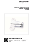 Installation And Operating Instructions For Taper Collet With Draw