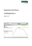 Operating Instructions TORKMASTER 4.2.1