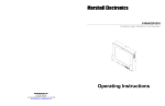 Marshall Electronics Operating Instructions