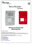 NOTICE D'UTILISATION USER MANUAL