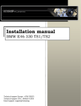 Installation manual BMW E46 33 TS2