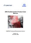 ERS Scatterometer Product User Manual