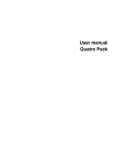 User manual Quatro Pack - JASA packaging systems