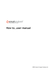How to…user manual