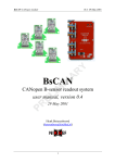 CANopen B-sensor readout system user manual, version 0.4