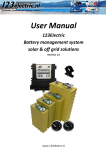 User Manual - 123electric BMS chargers