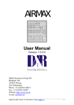User Manual - D&R Broadcast Mixing Consoles