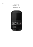 User Manual GSM Mobile phone Model Q2 CLOUD - Dual-Sim