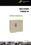 RECTIFIER PSR06-W USER MANUAL