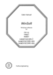 Winsoft user's manual