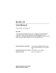 BLISS–32 User Manual