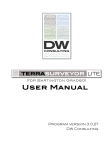User Manual - DW Consultants