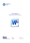user manual templates for letter, fax and memo