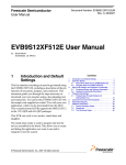 EVB9S12XF512E User Manual