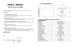 USER'S MANUAL - GoedkoperBijOns