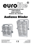 EUROLITE Audience Blinder User Manual (#3046)