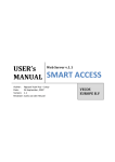 USER's MANUAL for Smart Access Web v1.1