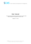 User manual