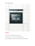 User manual Oven