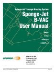 Sponge-Jet B-VAC User Manual