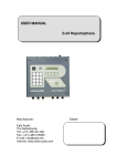 USER MANUAL S-24 Reportophone