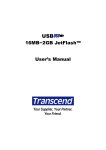 16MB~2GB JetFlash™ User's Manual